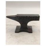 Modern John Deere cast iron mini anvil