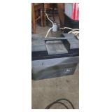 John deer tool box with electrical contents