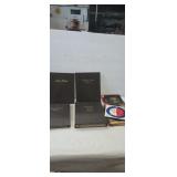 Empty coin books, Morgan solar date set,