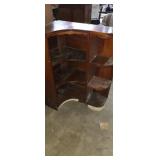2 small corner shelfs with water damage