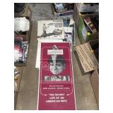All kinds of paper advertisements, calendars,