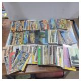 Assorted old souvenir postcards