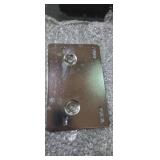 Metal motorcycle license plate bracket