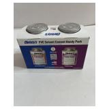 New PVC solvent & cement set