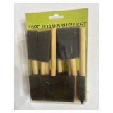 10 pc Foam brushes