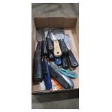 Razers, chisels spreeders and paint scrapers