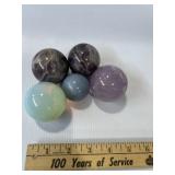 Mixed Polished Stone & Crystal Sphere Lot ï¿½