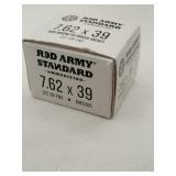 Red army standard ammo  7.62 x 39  122 gr 20