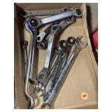 Assorted ratcheting box end wrenches craftsman