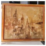 Framed painting by Matin 26in x 22in