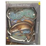 18" LED metal 3-D sign new in box
