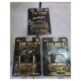 Racing Champions 24k Gold Plated and Autographed