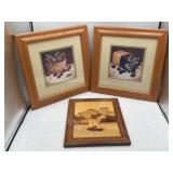 12-1/2" x 12" Longaberger Richard Cowdrey framed
