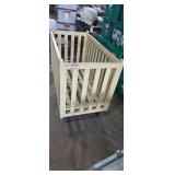 Wooden portable baby crib