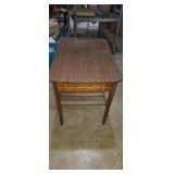 Mersman mcm side table single drawer 30x20x22in