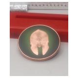 1 Ounce Of .999 Fine Colored CopperSpartan