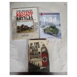 Group of World War II books.
