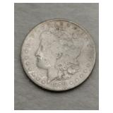 1879 silver Morgan dollar