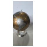 World map 10in globe on stand