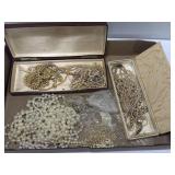 Real and faux pearls, some noticeably older
