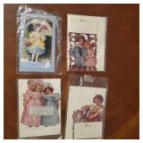 Vintage calendar magnets and picture magnets.