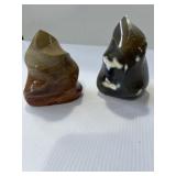 polished Polychrome Jasper stone, and Orca Agate