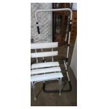 Shower chair and bed guard rail