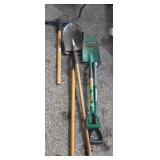Pick axe garden shovels