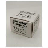 Red army standard ammo  7.62 x 39  122 gr 20