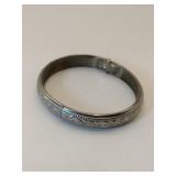 Whitening Davis silver tone bangle bracelet