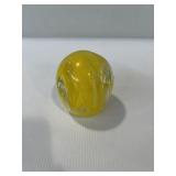 Murano-style art glass paperweight Star city, New