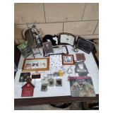Large group of cat-related items.