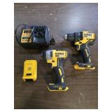 Dewalt 20v Brushless Cordless Drill and Impact