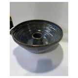 handcrafted Celtic Salad Bowl with a blue glaze