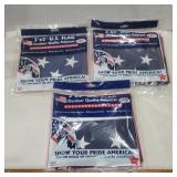 3 Olympic 3 ft x 5ft American flags new