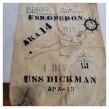 Us coastguard seabag/ditty bag hand made 21in x