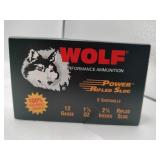 Wolf power rifle slug 12 gauge 5 shells