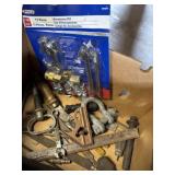 Various hand tools, hardware, accessory kit