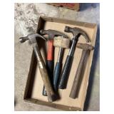Claw hammers, mallet, ball peen hammer