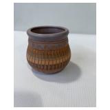 handmade Southwestern-style art pottery vase