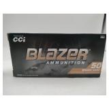 CCI Blazer 9mm Luger 147 gr FMJ 50 cartridges