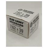Red army standard ammo  7.62 x 39  122 gr 20