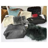 New purses different styles and knit hat