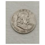 1954 Franklin half dollar