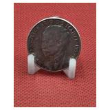 1953 Cuba 50 Centavos coin 11 grams