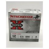 Winchester super X 12 gauge 8 shot  25 shells