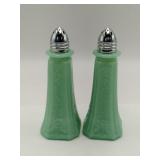 Modern jadeite salt and pepper