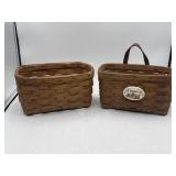 Pair of 1985 Longaberger recipe baskets