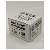 Red army standard ammo  7.62 x 39  122 gr 20
