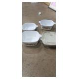 4 matching Corningware casserole dish 1ï¿½cup -2cup